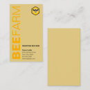 Buscar abejas la miel de tarjetas de visita Logotipo
