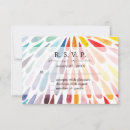 Buscar arco iris tarjetas rsvp Colores brillantes