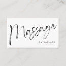 Buscar terapia tarjetas de visita Terapeuta de masaje