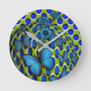 Buscar mariposa relojes de pared Único