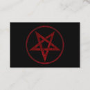 Buscar diablo tarjetas de visita Negro