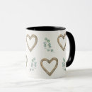 Buscar corazones flotantes tazas Para ella