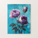 Buscar rosas azules puzzles Abstracto