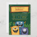 Buscar monstruo invitaciones General y unisex