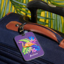Buscar purple etiquetas para maletas Morado