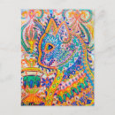 Buscar psicodélico postales Gatito