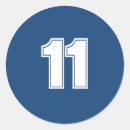 Buscar número 11 pegatinas Once