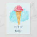 Buscar helado rosado postales Para todos