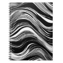 Buscar blanco y negro abstracto cuadernos General y unisex