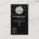 Buscar discotecas tarjetas de visita Baile