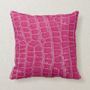 Buscar piel del cocodrilo cojines Rosa