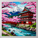 Buscar templo japonés posters Paisaje