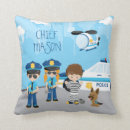 Buscar policía cojines Chico