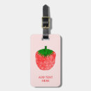 Buscar fresas etiquetas para maletas Alimento