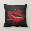 Buscar labios rojos cojines Besar