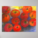 Buscar manzana roja posters Amarillo