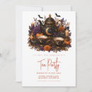 Buscar espeluznante invitaciones de halloween Vintage