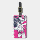 Buscar mujer maravilla etiquetas para maletas Vintage
