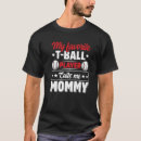 Buscar jugador de bolos camisetas Mamá