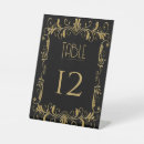 Buscar del marco del oro boda tarjetas mesa Vintage