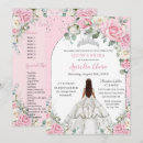 Buscar colores blancos y rosados invitaciones Para niños