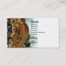 Buscar violín viola tarjetas de visita Clásico