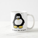 Buscar dibujo animado del pingüino tazas Animales