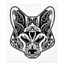 Buscar lobo tribal posters Tatuaje