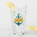 Buscar rayada cerveza vasos Azul marino