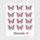 Buscar mariposa rosada pegatinas Joder