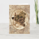 Buscar vino y queso tarjetas Uvas