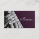 Buscar matrimonial tarjetas de visita Consejería
