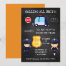 Buscar policía invitaciones General y unisex