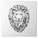 Buscar león blanco azulejos Blanco y negro
