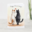Buscar gatos felices del tarjetas de aniversario Para ellos
