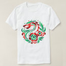 Buscar dragón chino camisetas Flor