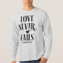 Buscar el amor nunca falla camisetas Cristiano