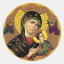 Buscar icono redondas pegatinas Católico