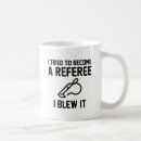 Buscar árbitro del fútbol tazas Divertido