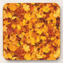 Buscar hoja de arce posavasos Acción de gracias