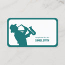 Buscar música jazz tarjetas de visita Musical