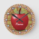 Buscar manzana del profesor relojes de pared Manzanas