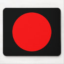 Buscar círculo rojo alfombrillas de raton Geométrico