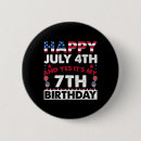 Buscar 4 julio chapas Celebración de verano