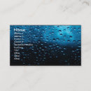 Buscar gotas agua de tarjetas de visita Lluvia