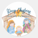 Buscar pesebre pegatinas Acuarela