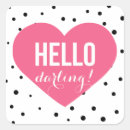 Buscar hola pegatinas Corazón