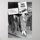 Buscar impuestos posters Protesta