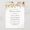 Buscar peach gold invitaciones Acuarela