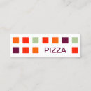 Buscar cocina italiana tarjetas de visita Pizza